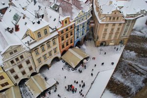 Прага отвисоко