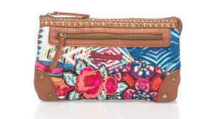 Desigual : Multicolored Print Clutch