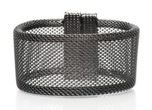 Pieces : Gunmetal Magnetic Mesh Bracelet